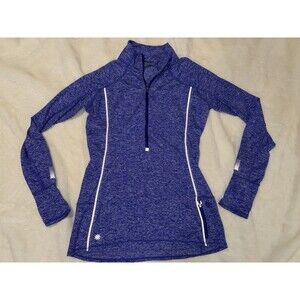 Athleta 1/2 Zip Women’s Size Medium Blue